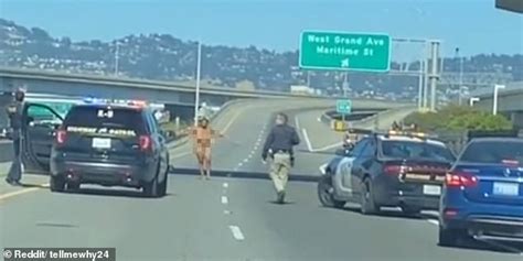 naked woman shooting on highway|Naked woman gets out of car, opens fire on Bay Bridge during。